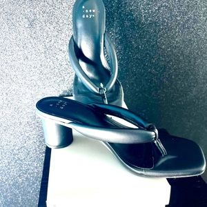 Black Thong heel Sandal by A New Day